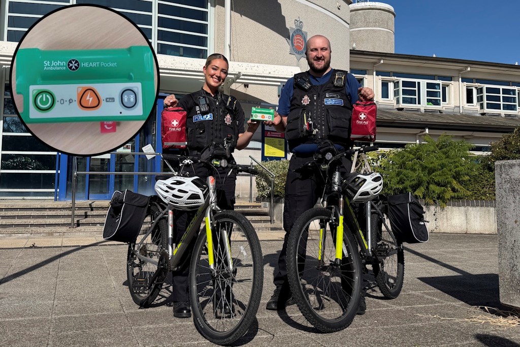 Cycle patrols in Tendring equipped with defibrillators for community ...