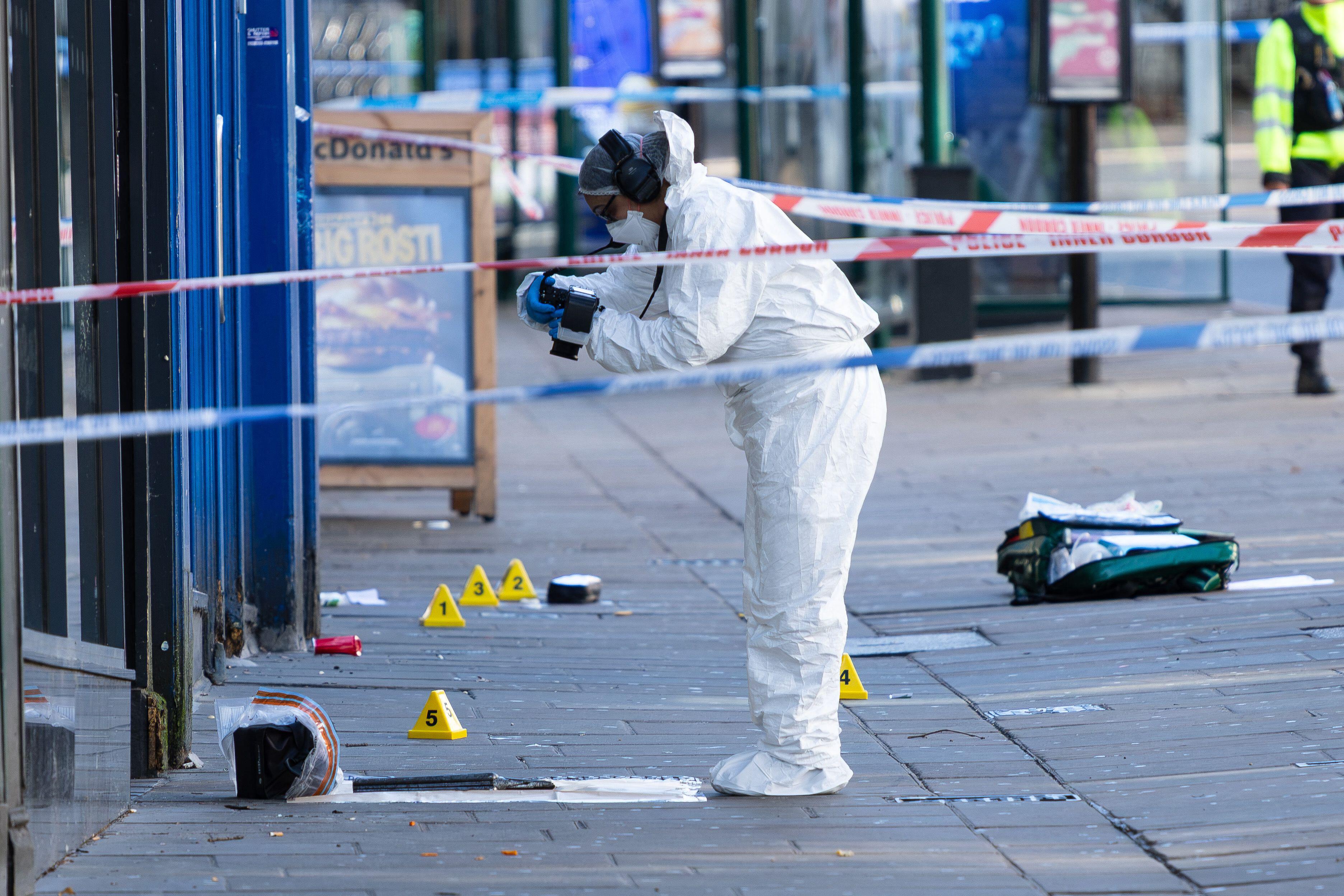 Woman charged after police officer shot in Nottingham