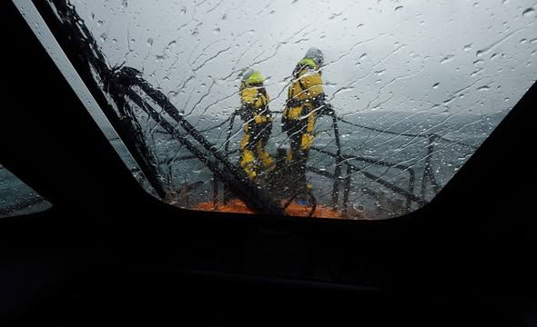 Search operation in Torbay during Storm Austen