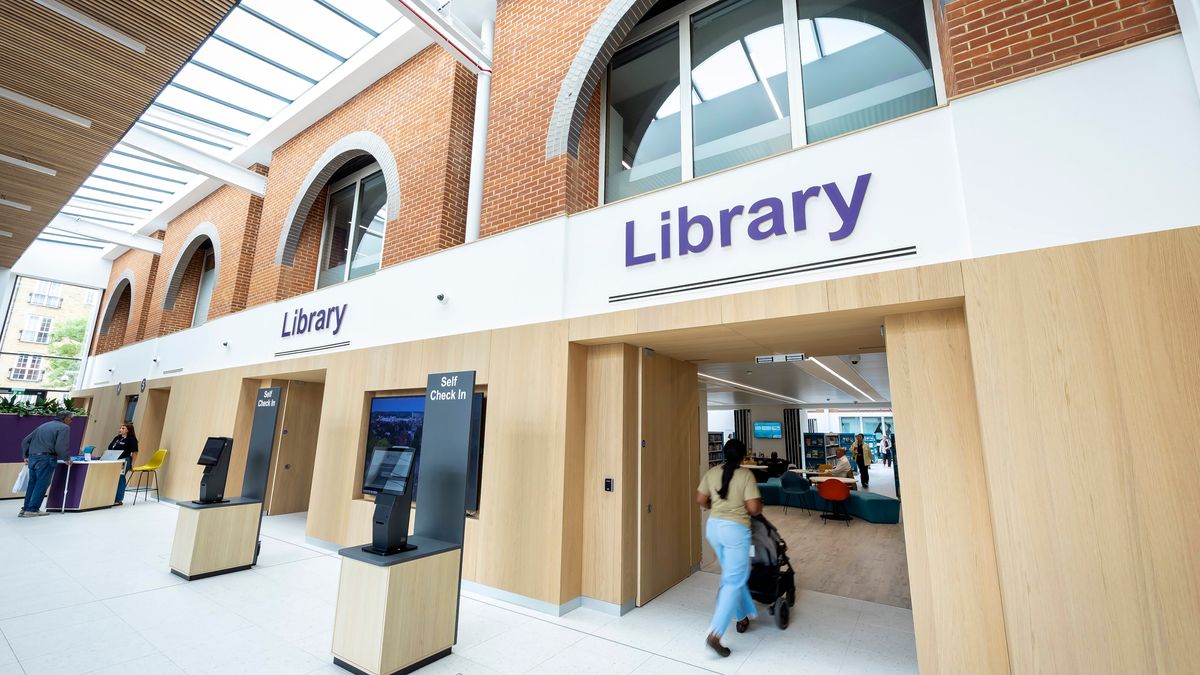 Read Books In The Library Reading's new central library proving to be a success