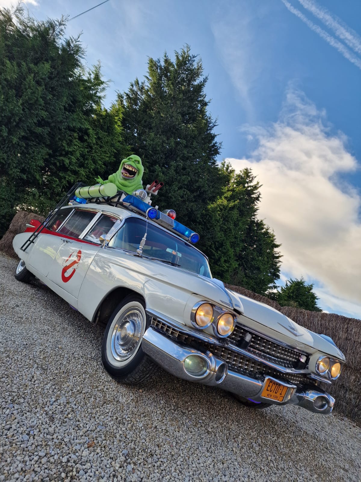 Replica Ghostbusters car up for sale in Leeds