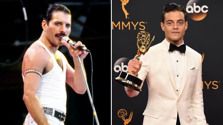 See the first photo of Rami Malek as Freddie Mercury in Queen biopic ...