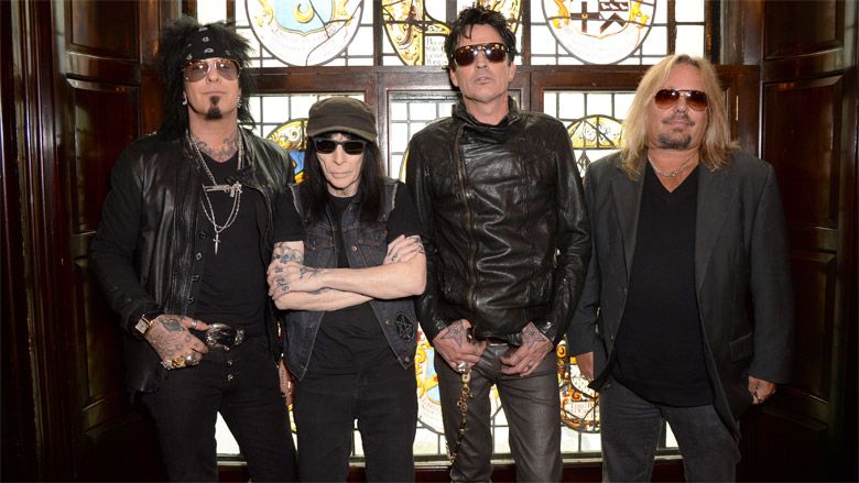 Mötley Crüe are recording four new songs together