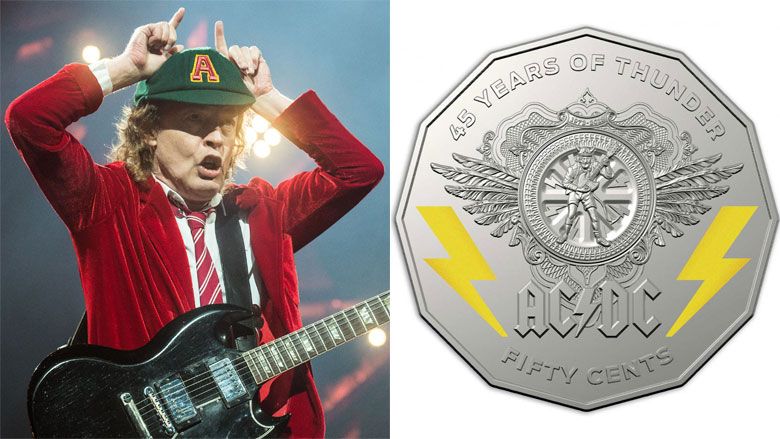 Royal Australian Mint marks AC/DC's 45th anniversary with special ...