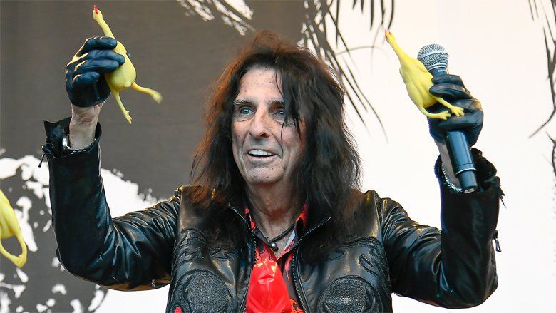 Watch: Alice Cooper attempts rubber chicken Guinness World Record