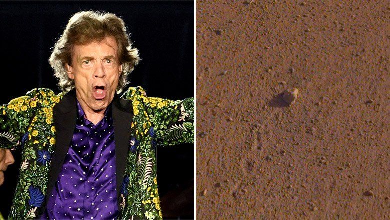 NASA names Martian rock after The Rolling Stones