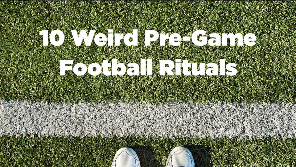 Football Player Rituals 10 weird pre-game football rituals | News - Cool FM