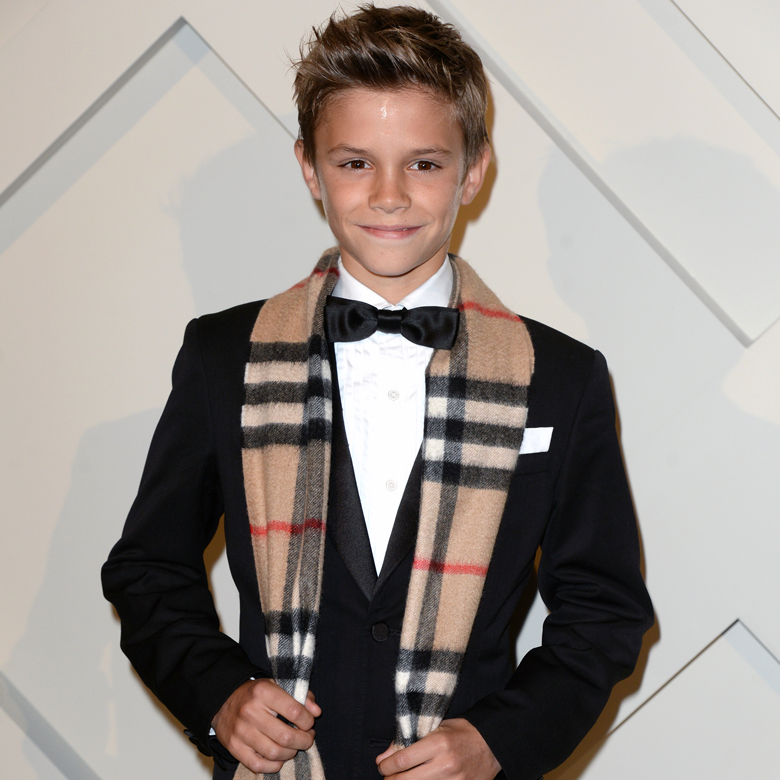 Romeo Beckham Burberry Christmas