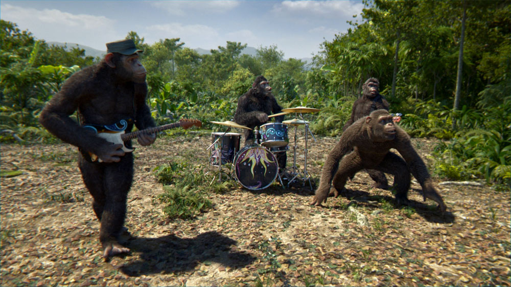 Coldplay turn chimps in their latest music video. | Music - KISS