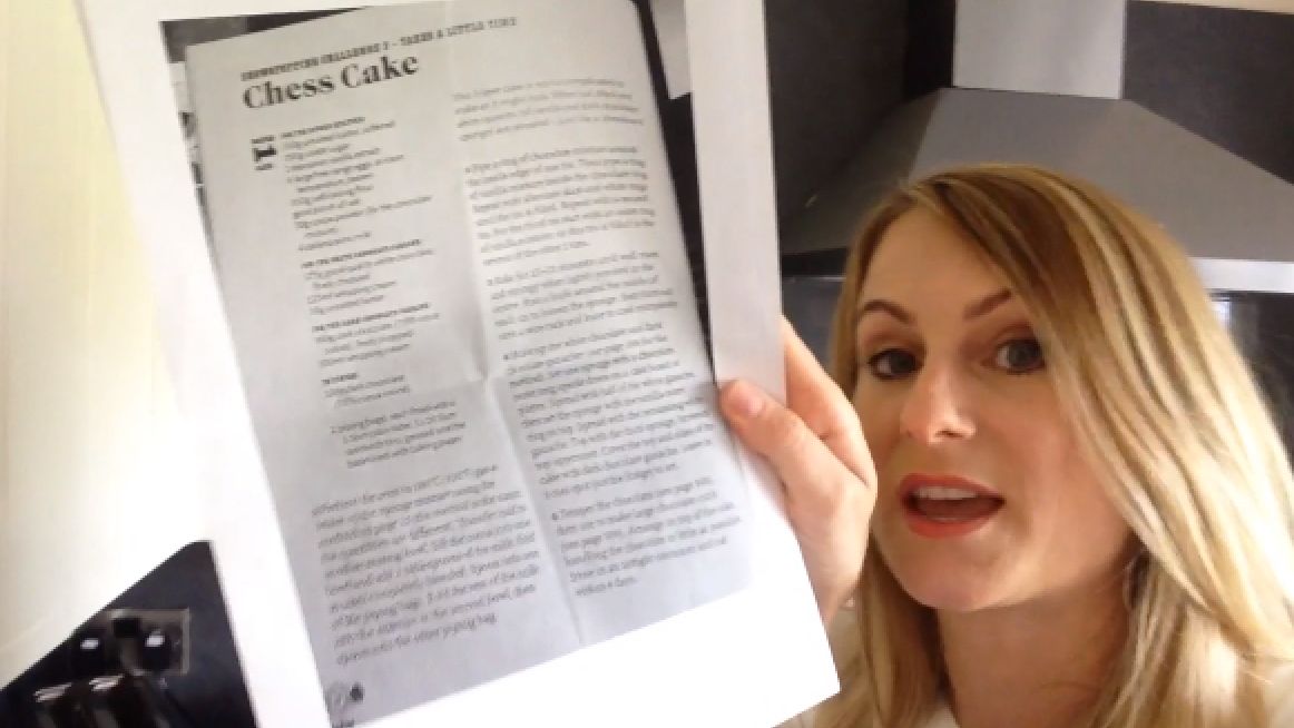 WATCH: Debbie Mac takes on chess-cake challenge | News - Hits Radio ...