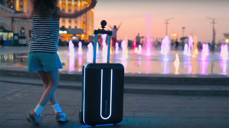 Suitcase that follows you hot sale