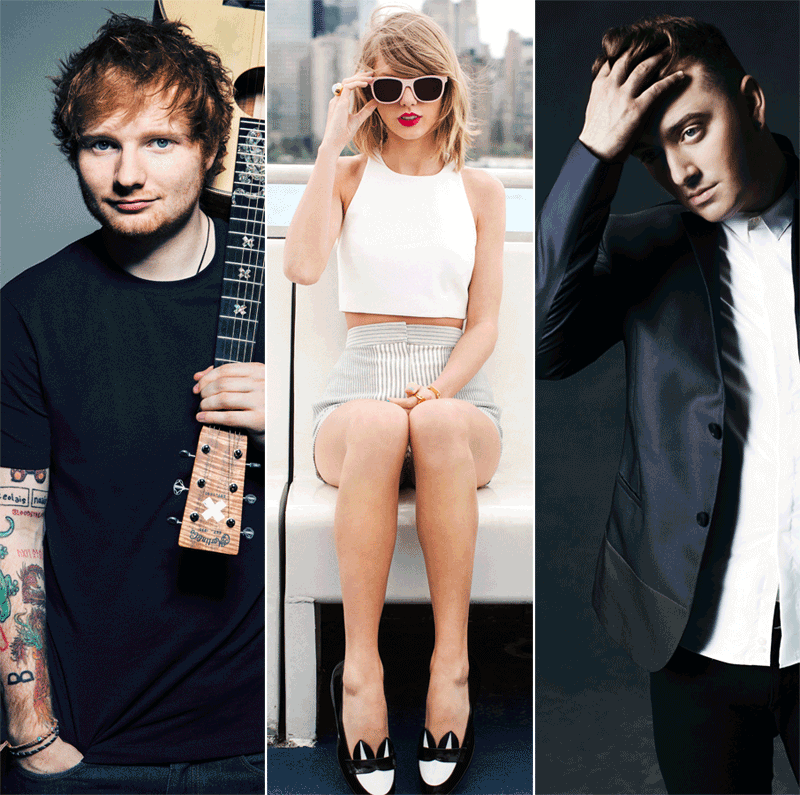 Ed Sheeran, Taylor Swift & Sam Smith to Perform at The BRITs ...