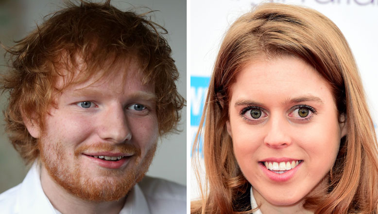 Princess Beatrice cuts Ed Sheeran s face when prank goes wrong