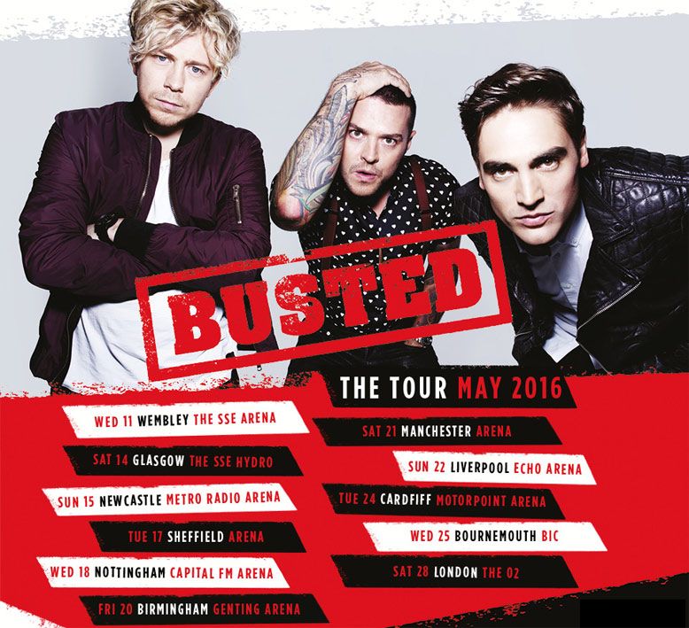 Busted reform for their first tour in 12 years! Hurrah! | Music - Hits ...