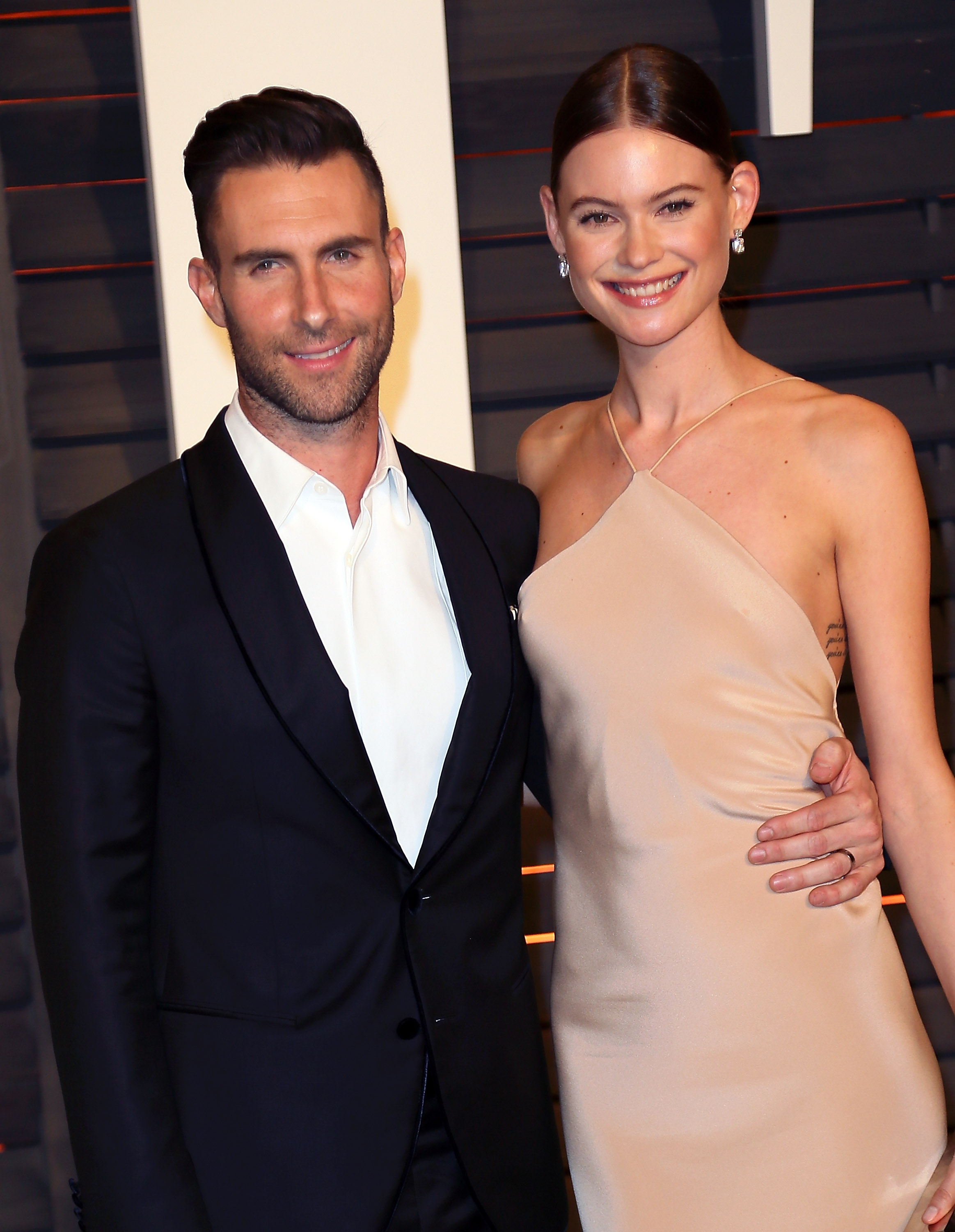 Adam Levine shares adorable first photo of newborn daughter Dusty Rose