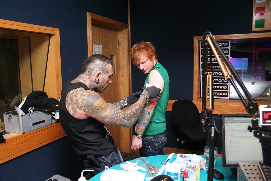 150 Ed Sheeran Tattoo Stock Photos HighRes Pictures and Images  Getty  Images